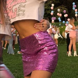Sequin LF BID DAY Skirt